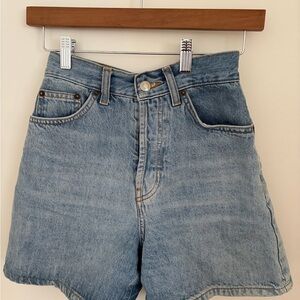 High-waisted Topshop Denim Short